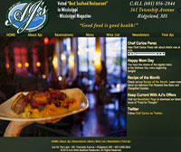 AJs Grille Web Site